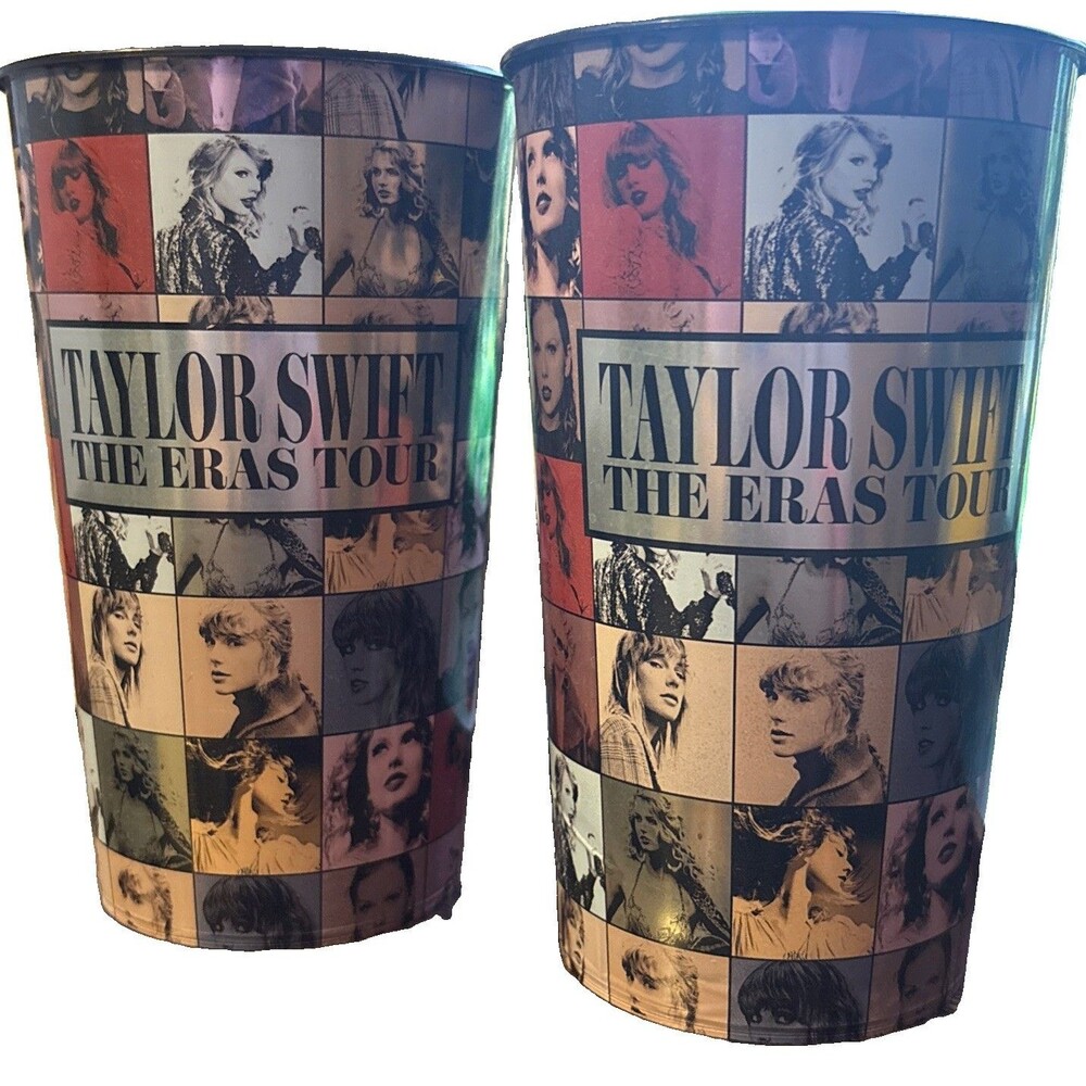 Taylor Swift Eras Tour AMC Movie Official Limited Edition Cups - Set of 2